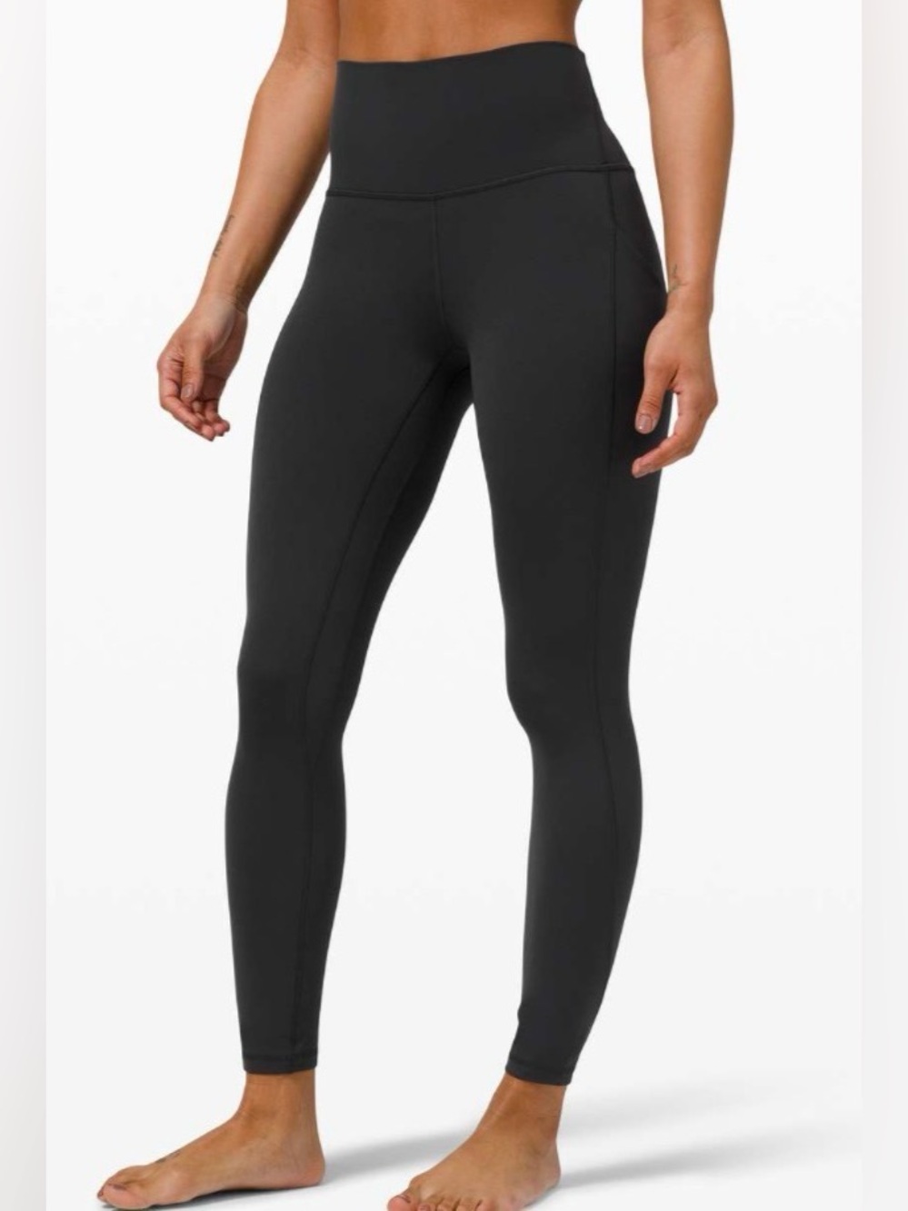 Lululemon Align High Rise Pant with Pockets 25" Black Sz 6